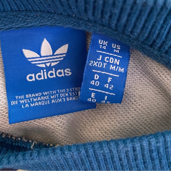 Adidas x Farm Rio Borbomix Butterfly Graphic Trefoil Sweatshirt: Size Medium - Picture 5 of 6